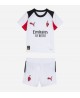 Günstige AC Milan Youssouf Fofana #19 Auswärts Trikotsatzt Kinder 2025-26 Kurzarm (+ Kurze Hosen)